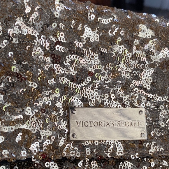 Victoria\'s Secret Sparkling Gold Clutch